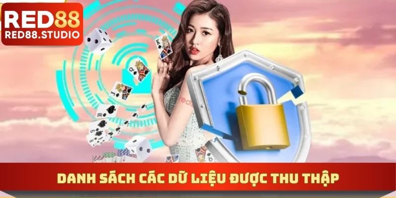 Danh sách dữ liệu được nhà cái thu thập