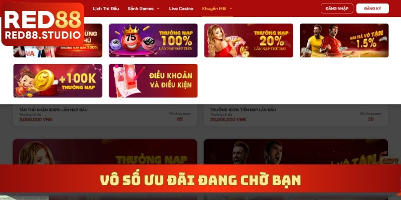 Vô số ưu đãi đang chờ bạn